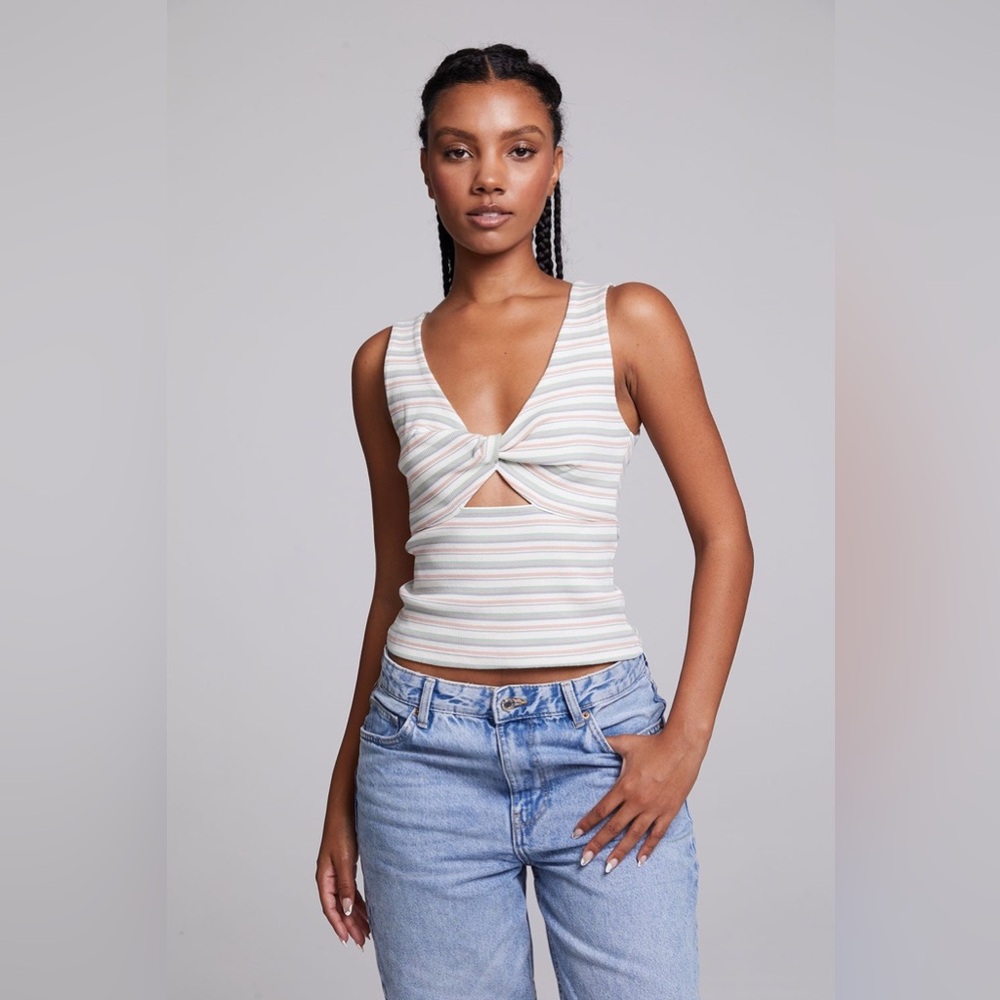 Chaser Tramonti Tank Top Ribbed Size M NWT